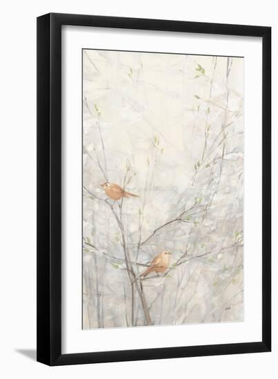 Birds in Trees II Brown-Julia Purinton-Framed Art Print