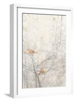 Birds in Trees II Brown-Julia Purinton-Framed Art Print