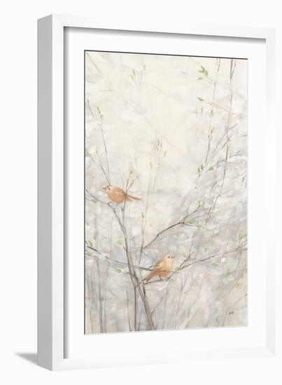 Birds in Trees II Brown-Julia Purinton-Framed Art Print