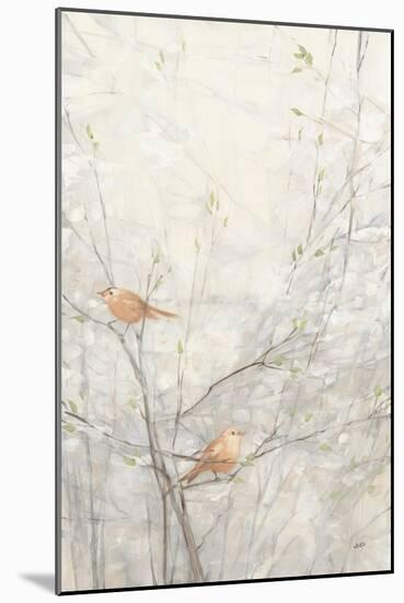 Birds in Trees II Brown-Julia Purinton-Mounted Art Print