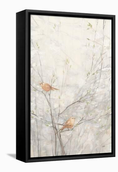 Birds in Trees II Brown-Julia Purinton-Framed Stretched Canvas