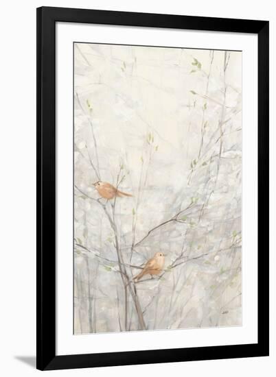 Birds in Trees II Brown-Julia Purinton-Framed Art Print