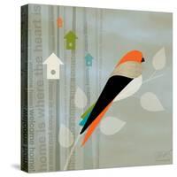Birds Life - Home Sweet Home-Dominique Vari-Stretched Canvas