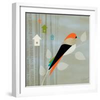 Birds Life - Home Sweet Home-Dominique Vari-Framed Art Print