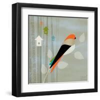 Birds Life - Home Sweet Home-Dominique Vari-Framed Art Print