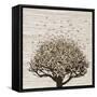 Birds like Leaves on a Tree-RYGER-Framed Stretched Canvas