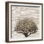 Birds like Leaves on a Tree-RYGER-Framed Art Print