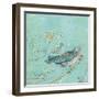 Birds of a Feather with Teal-Kellie Day-Framed Art Print