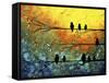 Birds of a Feather-Megan Aroon Duncanson-Framed Stretched Canvas