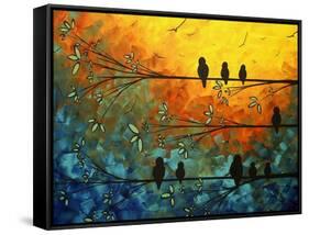 Birds Of A Feather-Megan Aroon Duncanson-Framed Stretched Canvas