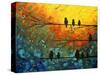 Birds Of A Feather-Megan Aroon Duncanson-Stretched Canvas