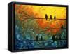 Birds Of A Feather-Megan Aroon Duncanson-Framed Stretched Canvas