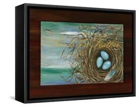 Birds of a Feather-Gigi Begin-Framed Stretched Canvas