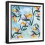 Birds of Paradise Pattern-Bee Sturgis-Framed Art Print