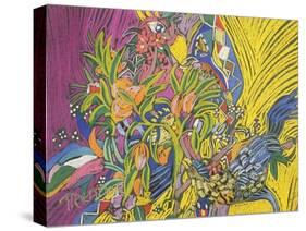 Birds of Paradise-Frances Treanor-Stretched Canvas
