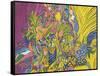 Birds of Paradise-Frances Treanor-Framed Stretched Canvas