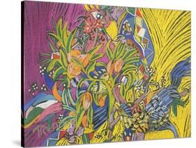 Birds of Paradise-Frances Treanor-Stretched Canvas