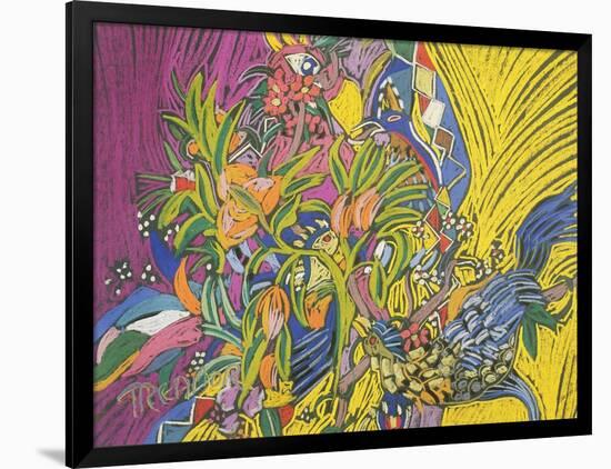 Birds of Paradise-Frances Treanor-Framed Giclee Print