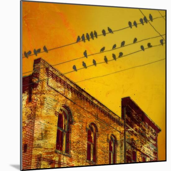 Birds on a Wire I-James McMasters-Mounted Art Print