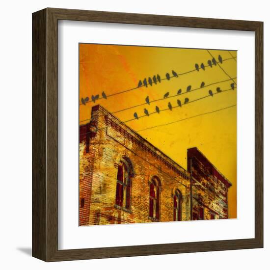 Birds on a Wire I-James McMasters-Framed Art Print