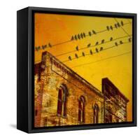 Birds on a Wire I-James McMasters-Framed Stretched Canvas