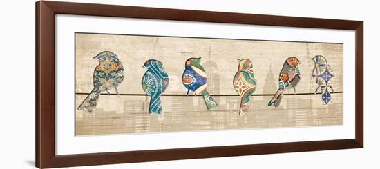 Birds on a Wire Mate-Piper Ballantyne-Framed Premium Giclee Print