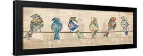 Birds on a Wire Mate-Piper Ballantyne-Framed Art Print