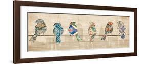 Birds on a Wire Mate-Piper Ballantyne-Framed Art Print