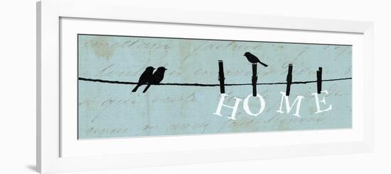 Birds on a Wire-Pela Design-Framed Art Print