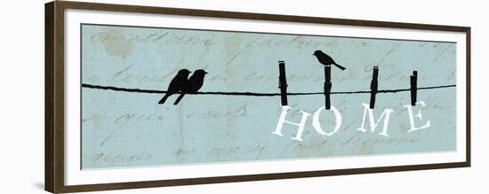 Birds on a Wire-Pela Design-Framed Premium Giclee Print