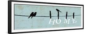 Birds on a Wire-Pela Design-Framed Premium Giclee Print