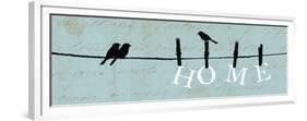 Birds on a Wire-Pela Design-Framed Premium Giclee Print