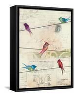 Birds on a Wire-Courtney Prahl-Framed Stretched Canvas