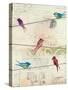 Birds on a Wire-Courtney Prahl-Stretched Canvas