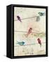 Birds on a Wire-Courtney Prahl-Framed Stretched Canvas