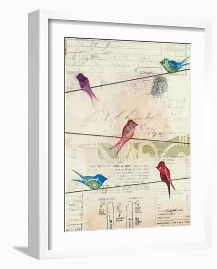 Birds on a Wire-Courtney Prahl-Framed Art Print