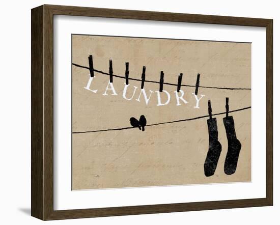 Birds on a Wire-Pela Design-Framed Art Print