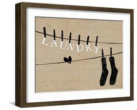 Birds on a Wire-Pela Design-Framed Art Print