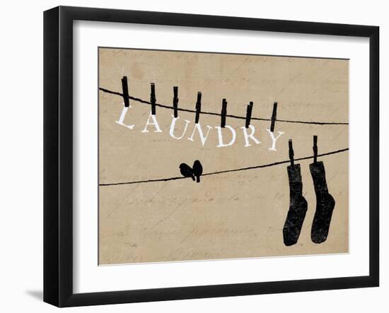 Birds on a Wire-Pela Design-Framed Art Print