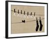 Birds on a Wire-Pela Design-Framed Art Print