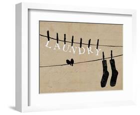 Birds on a Wire-Pela Design-Framed Art Print