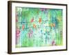 Birds on a Wire-Jennifer McCully-Framed Giclee Print