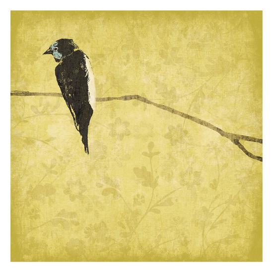 Birds On Branch-Jace Grey-Framed Art Print