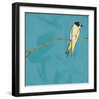 Birds On Branch-Jace Grey-Framed Art Print