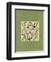 Birds on Branches Vignette-Bee Sturgis-Framed Art Print