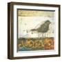 Birds on Damask II-Patricia Pinto-Framed Art Print