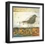 Birds on Damask II-Patricia Pinto-Framed Art Print