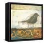 Birds on Damask II-Patricia Pinto-Framed Stretched Canvas