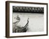 Birds on tiled roof in Xidi, China-Yang Liu-Framed Premium Photographic Print