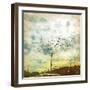 Birds on Wires V-Thomas Brown-Framed Photographic Print